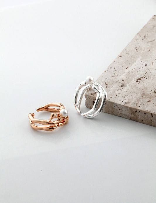 Ebb and Flow Pearl Ring