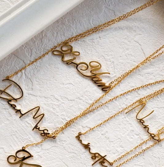 Name Signature Necklace