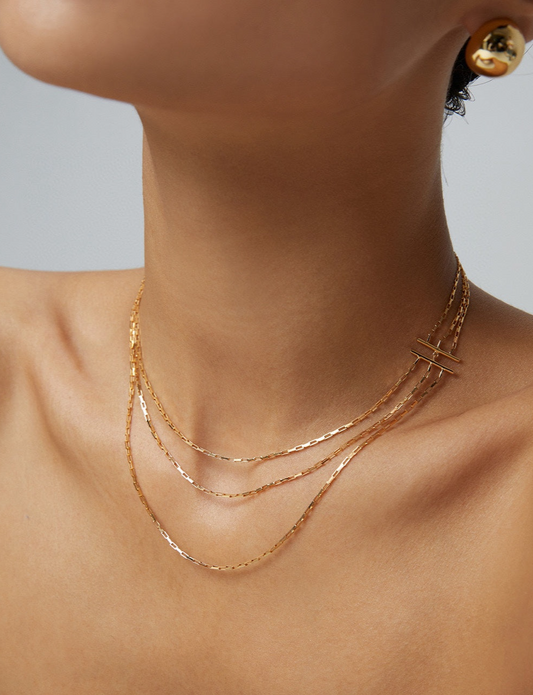 Triple Layer Chain Necklace