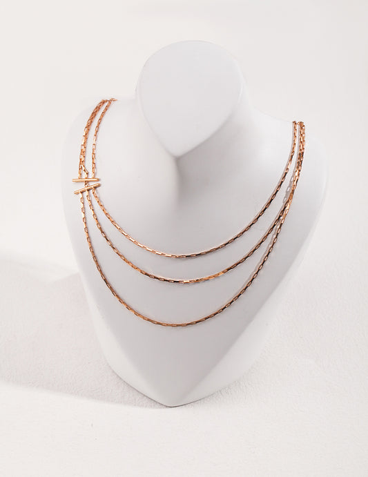 Triple Layer Chain Necklace