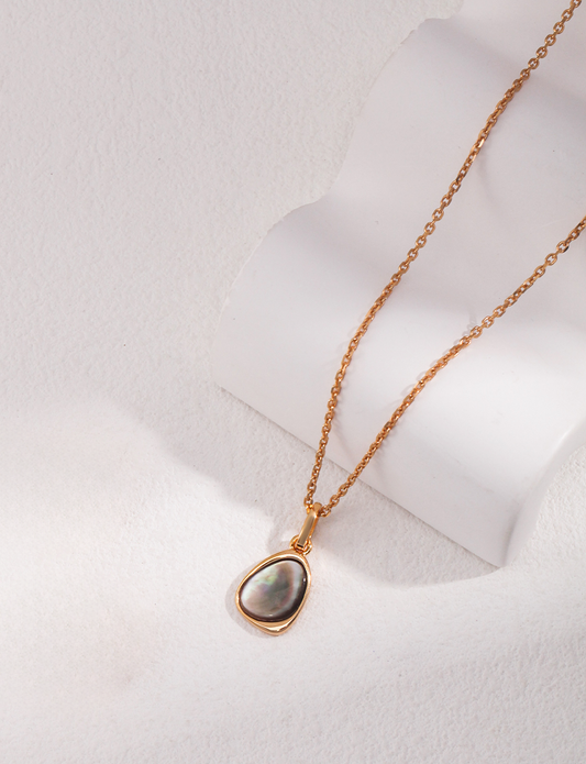 Black Shell Pendant