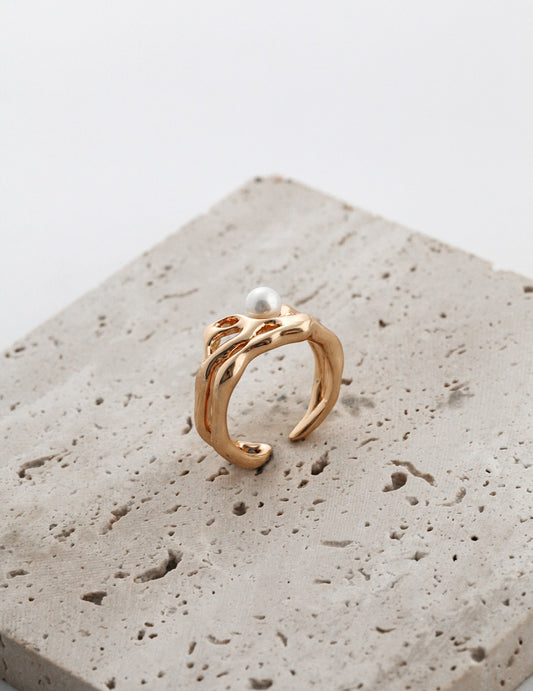 Ebb and Flow Pearl Ring